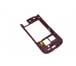 Carcasa intermedia para Samsung Galaxy S3 I9300 roja de desmontaje