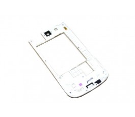 Carcasa intermedia para Samsung Galaxy S3 I9300 blanca de desmontaje