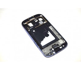 Marco pantalla para Samsung Galaxy S3 I9300 azul de desmontaje