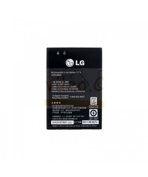 Bateria BL-44JN para Lg L3 E400 L3-II E430 HUB E510 L5 E610 SOL E730 BLACK P970 - Imagen 1