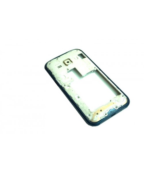 Carcasa intermedia Samsung Galaxy J1 J100 azul de desmontaje