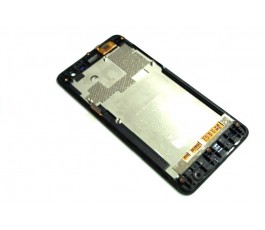 Pantalla completa lcd display tactil y marco para Qilive Q.4725 negra