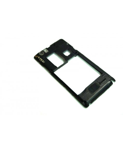Carcasa intermedia para Sony Xperia Miro St23i negra