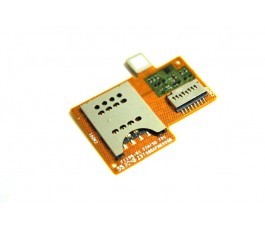 Flex lector sim y sd para Sony Xperia Miro St23i