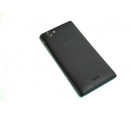 Tapa trasera para Sony Xperia J St26i negra de desmontaje