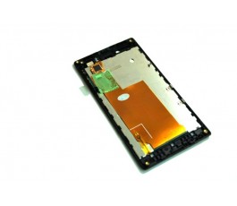 Pantalla completa lcd tactil y marco para Sony Xperia J St26i de desmontaje