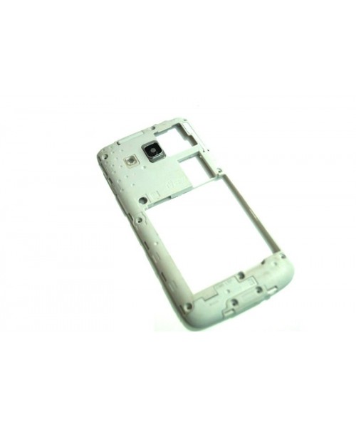 Carcasa intermedia para Samsung Express 2 G3815 blanca de desmontaje