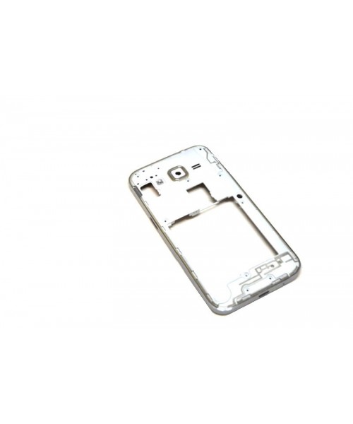 Carcasa intermedia para Samsung Galaxy Core Prime G361F blanca de desmontaje