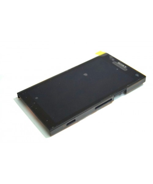 Pantalla completa lcd display tactil y marco Sony Xperia S Lt26i gris
