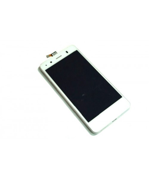 Pantalla completa lcd tactil y marco para Bq Aquaris A4.5 blanca original