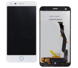 Pantalla completa lcd display y tactil para Zte S6 Blade Plus blanca