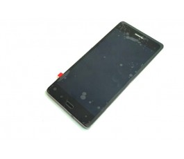 Pantalla completa lcd tactil con marco y bateria Huawei P8 Lite Ascend negra