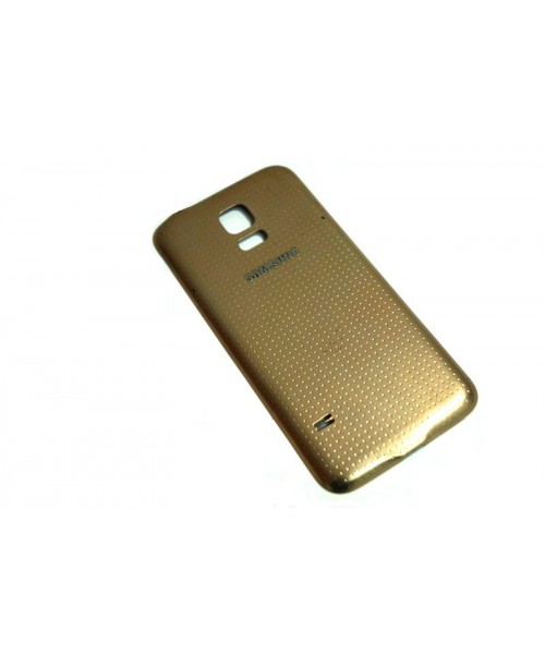 Tapa trasera para Samsung Galaxy S5 mini G800F dorada original