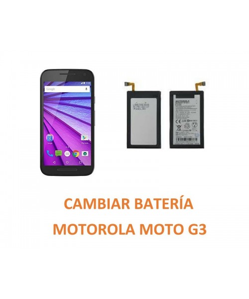 Cambiar Batería Motorola Moto G3