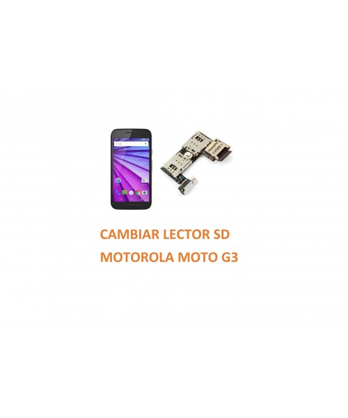 Cambiar Lector SD Motorola Moto G3
