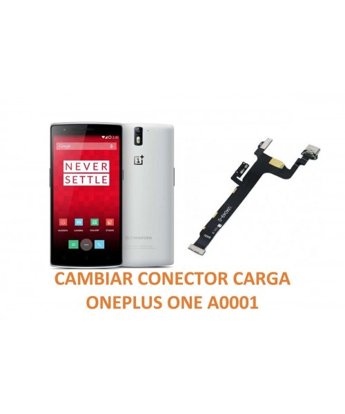 Cambiar Conector Carga Oneplus one A0001