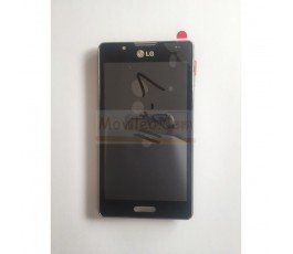 Pantalla Completa Negra Con Marco Chasis para Lg Optimus L7-II P710 - Imagen 1