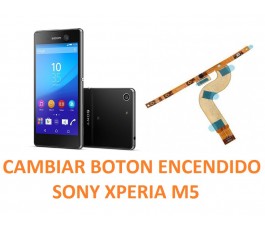 Cambiar Flex Botón Encendido Sony Xperia M5 E5603, E5606