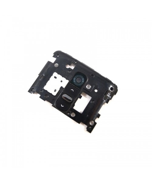 Tapa Intermedia Con Botones de Desmontaje para Lg Optimus G2 D802 Negro - Imagen 1