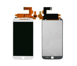 Pantalla completa táctil y lcd para Motorola Moto G4 Plus blanca