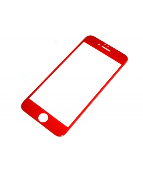 Cristal templado para iPhone 6 y 6s 4,7´´ rojo
