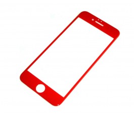 Cristal templado para iPhone 7 Plus 5.5´´ rojo