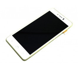 Pantalla completa para Bq Aquaris U Plus Dorado Original