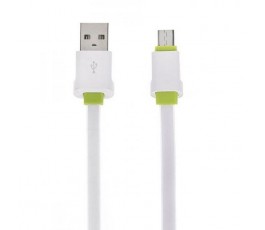 Cable micro Usb Ldnio LS01 de 2m blanco con verde