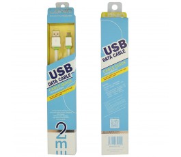 Cable micro Usb Ldnio LS01 de 2m blanco con verde