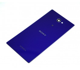 Tapa trasera con NFC para Sony Xperia M2 morada original