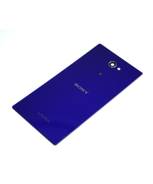 Tapa trasera con NFC para Sony Xperia M2 morada original