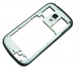 Marco intermedio para Samsung Galaxy Trend Plus S7580 gris original