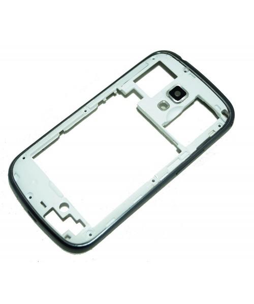 Marco intermedio para Samsung Galaxy Trend Plus S7580 gris original