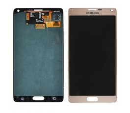 Pantalla Completa para Samsung Galaxy Note 4 N910F dorada