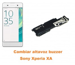 Cambiar altavoz buzzer Sony Xperia XA