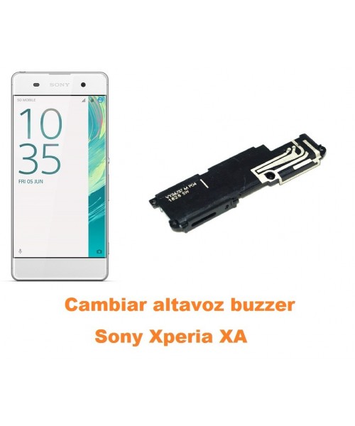 Cambiar altavoz buzzer Sony Xperia XA
