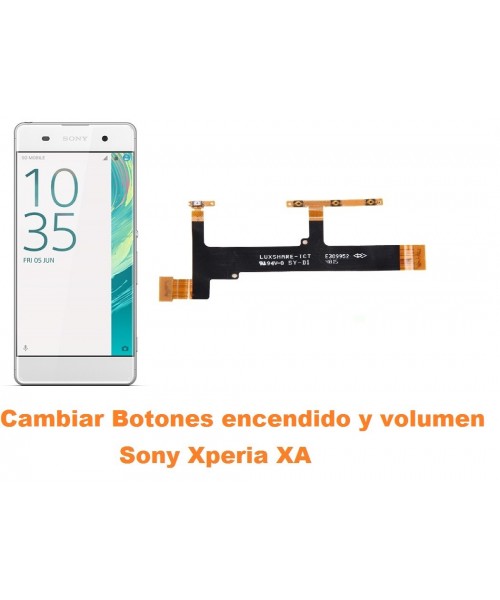 Cambiar botones encendido y volumen Sony Xperia XA