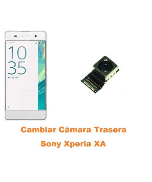 Cambiar cámara trasera Sony Xperia XA