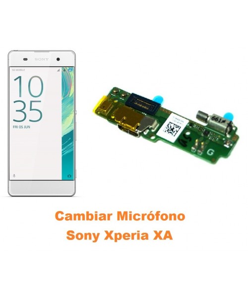 Cambiar micrófono Sony Xperia XA