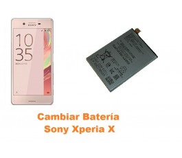 Cambiar batería Sony Xperia X