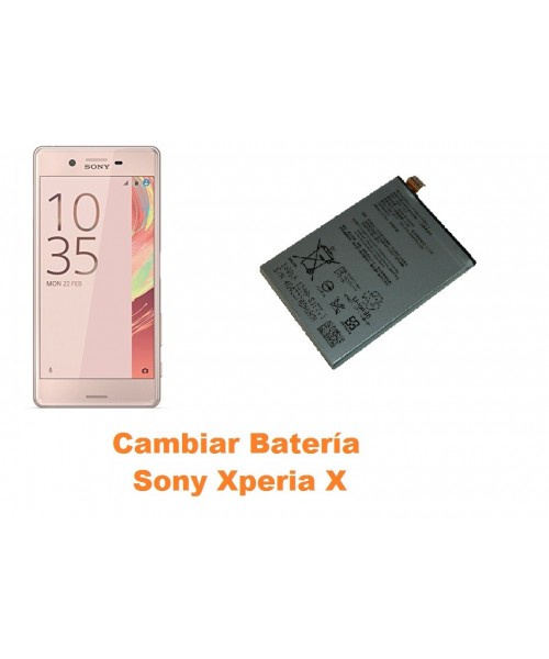 Cambiar batería Sony Xperia X