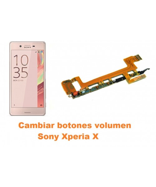 Cambiar botones volumen Sony Xperia X