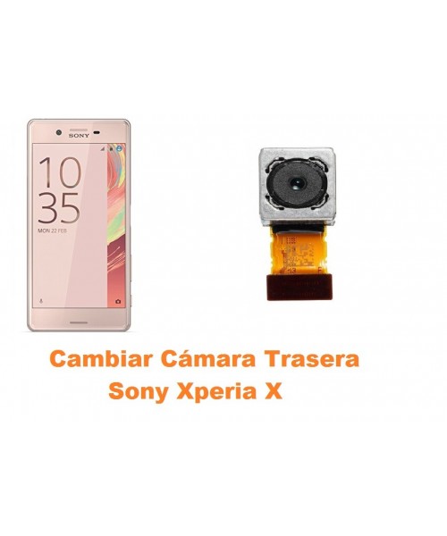 Cambiar cámara trasera Sony Xperia X