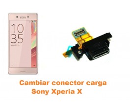 Cambiar conector carga Sony Xperia X