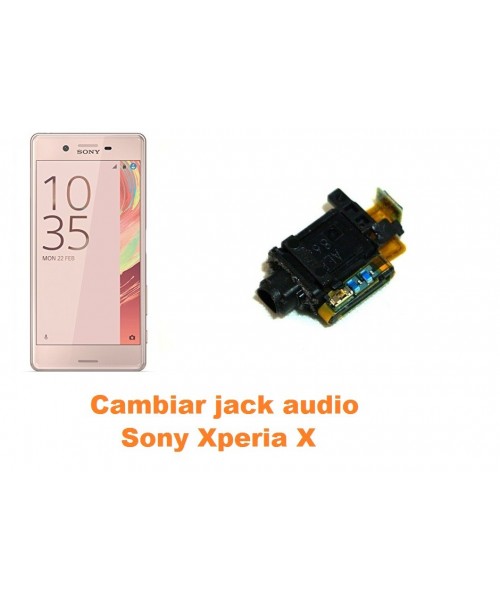 Cambiar jack audio Sony Xperia X