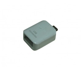 USB Conector Adaptador OTG USB a Micro Usb Samsung blanco