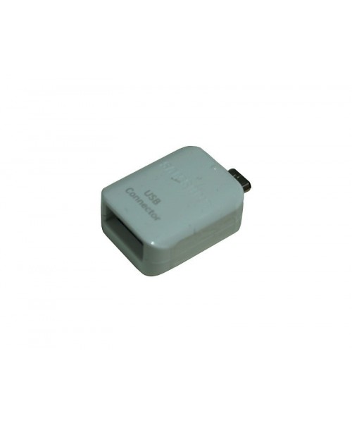 USB Conector Adaptador OTG USB a Micro Usb Samsung blanco