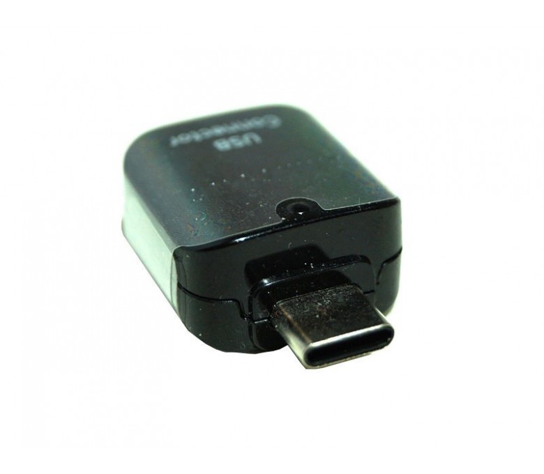 Adaptador OTG Tipo C - USB Color Negro