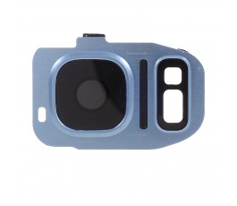 Embellecedor y cristal cámara Samsung S7 G930 S7 Edge G935 azul