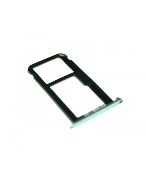 Porta tarjeta sim y SD para Zte Blade V7 gris plata original